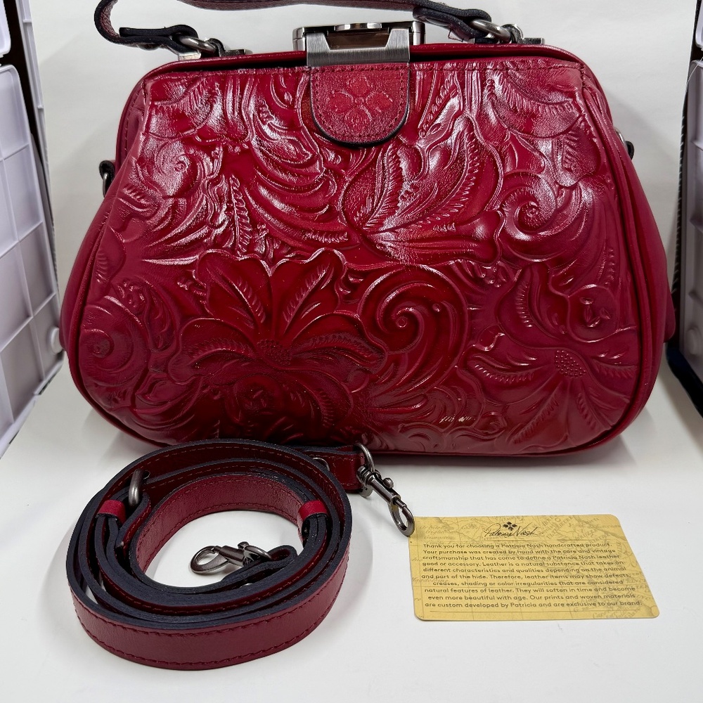 Patricia Nash Gracchi Satchel Crossbody - Picture 3 of 9